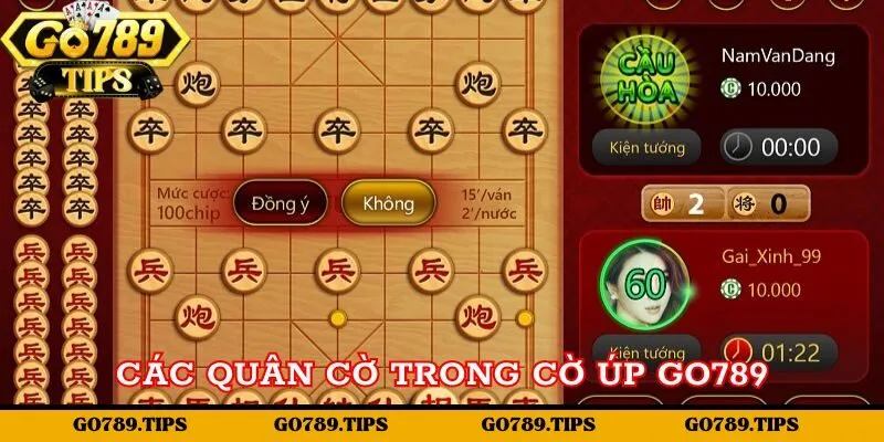 Các quân cờ bạn cần biết khi chơi cờ úp tại Go789