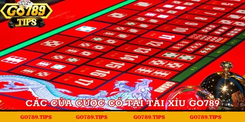 Các cửa cược đa dạng có tại Tài xỉu Go789